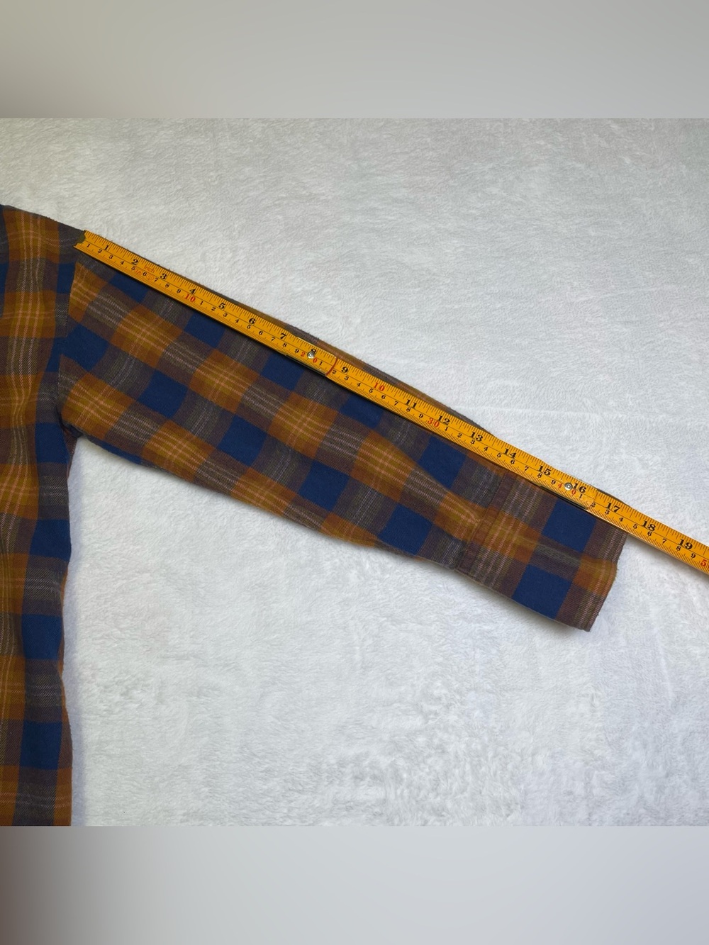 Madewell Womens Plaid Flannel Shirt XS Blue Orange Pink Cozy Autumn Fall Winter - Picture 11 of 11